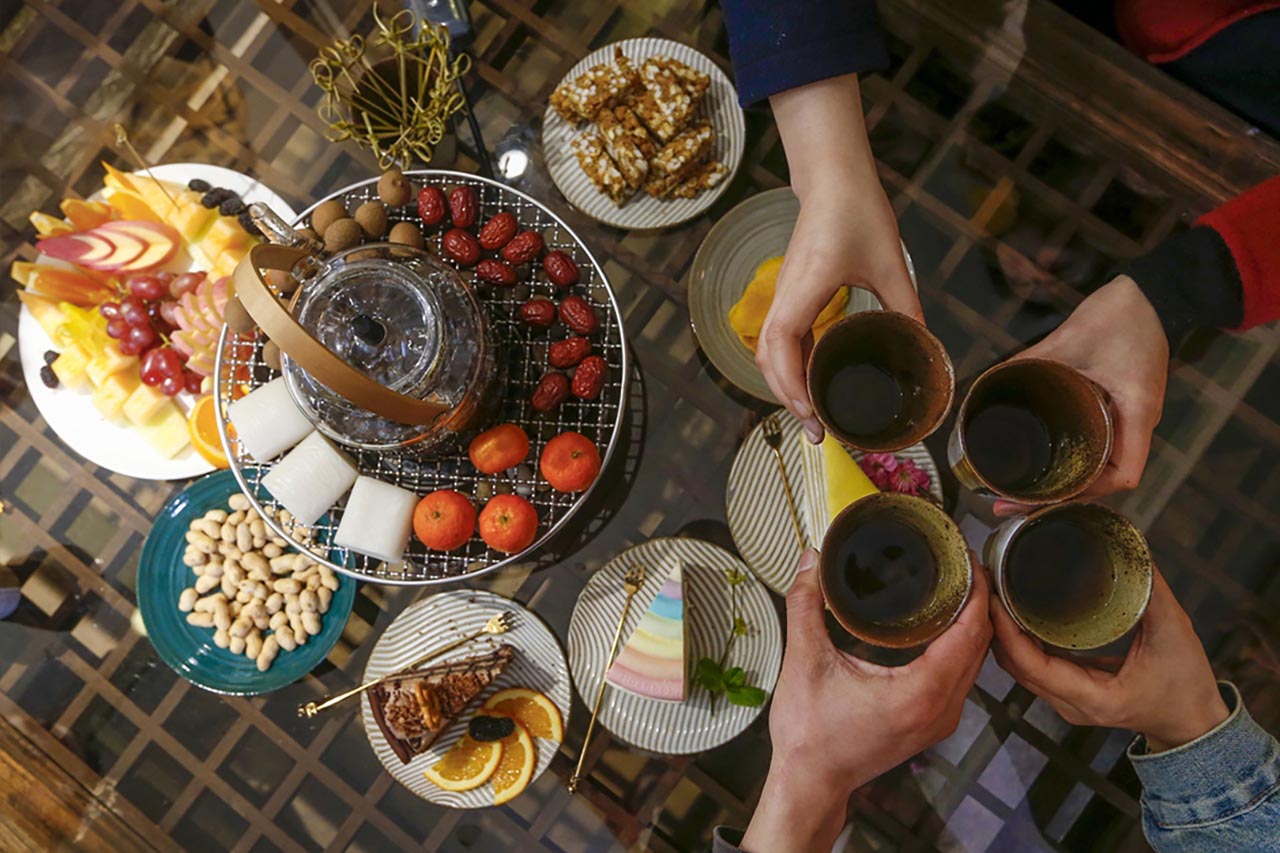 围炉煮茶