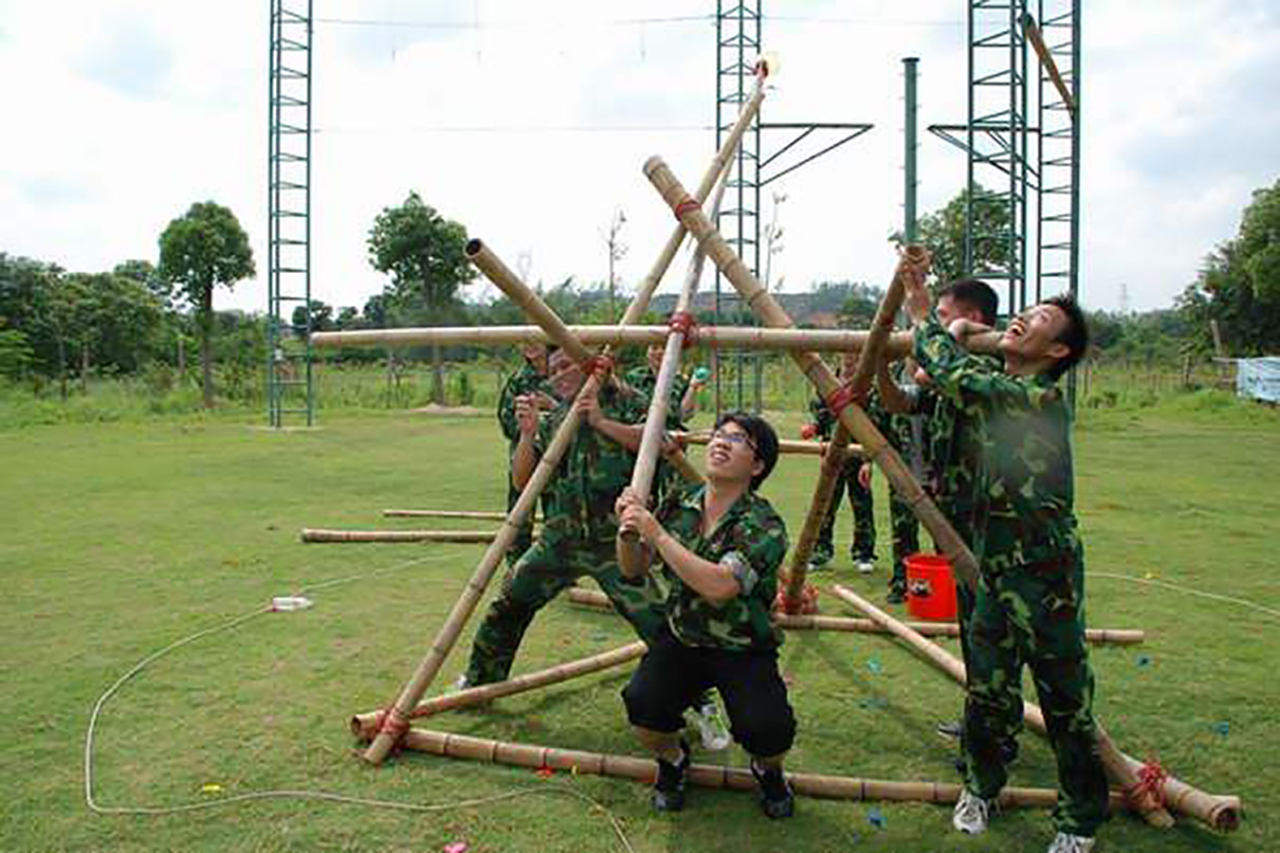 最具团队智慧的两个深圳拓展军训项目!